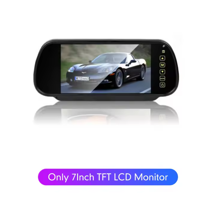 Car Styling Wireless 7 inch TFT LCD Screen Car Rear View Monitor Display for Rearview Reverse Backup Camera Car TV Display Wifi - 1