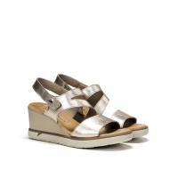 FLUCHOS F1973 PLATIN Sandalias plataforma mujer 35069 25V SANDALIA CUÑA ALUMINIO PLATINO - details 5