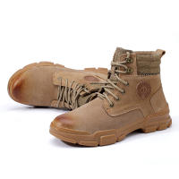 Botas De Seguridad Con Punta De Acero Resistente Al Desgaste Y Al Agujero Botas De Trabajo Impermeables Para Construcción Industrial Para Hombres - details 8
