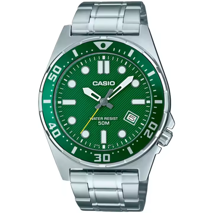 Reloj De Pulsera Casio Mtd-135d-3a Para Hombre Acero 50m - 1