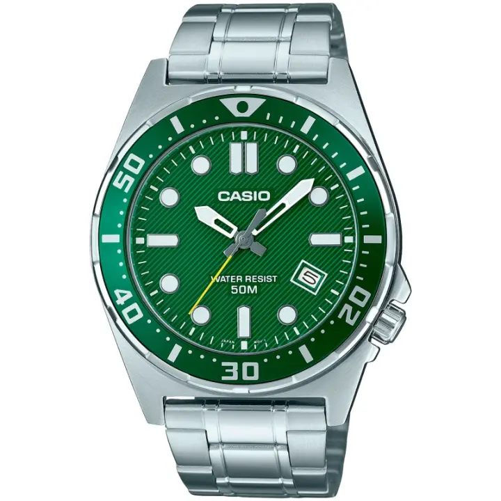Reloj De Pulsera Casio Mtd-135d-3a Para Hombre Acero 50m - 1