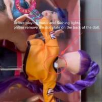 3x Muñecas Sining Kpop Cazadores de Demonios para Niñas - Rumi Mira Zoey Muñecas Confortantes, Cumpleaños - details 1