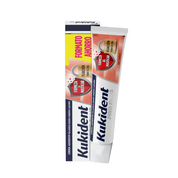 Kukident pro plus firmeza al masticar sin sabor 60 gr - 1