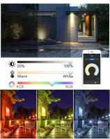 TUYA Floodlight Inteligente RGB Control Por App Y Voz RGBCW CCT 3000-6500K 30W 50W 100W 220V AC Para Iluminación Exterior De Jardín Y Fiestas - details 3