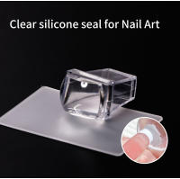 Kit De Manicura LULAA Con Herramientas Para Arte De Uñas En Gelatina Transparente Y Silicona Suave Estampador Y Scrapera Placa De Imagen Rectangular Para DIY De Pintura De Uñas - details 0