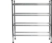 MAXELLPOWER Juego de 2 zapateros de 4 baldas, Organizador Zapatos, Zapatero metalico 4 baldas, estanteria Zapatos, Zapatero Entrada recibidor 62x23x67cm cada zapatero ( - details 2