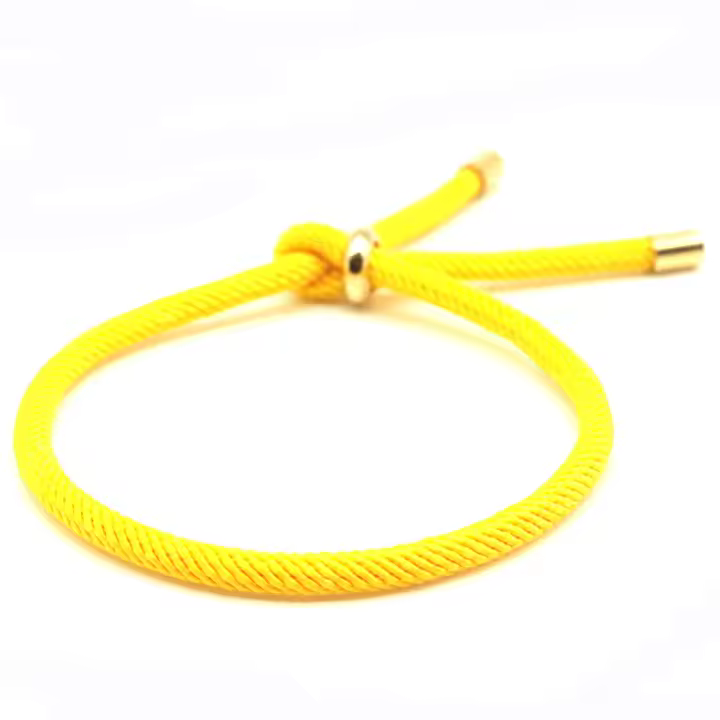 Pulsera Minimalista Milan De Hilo Ajustable Para Hombre Y Mujer En Colores Negro Y Rojo Regalo Para Parejas Pulsera De Amistad Brazalete - 1
