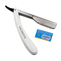 Cuchillo De Afeitar Profesional Para Barbearía Doble Faja Pliega Herramientas De Peluquería Acero Inoxidable Y Plástico Ecológico Para Hombre Uso En Rostro Axilas Bikini Y Cuerpo - details 0