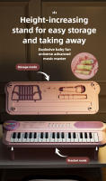 Piano Eléctrico De 37 Teclas Para Niños Instrumento Musical Multifuncional Con Microfono Para Principiantes Regalo Para Niños - details 9