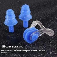 Juego De Clips Para La Nariz Y Auriculares De Natación En Silicona Triple Capa Impermeable Antideslizante Y Antiobstrucción Para Adultos - details 8