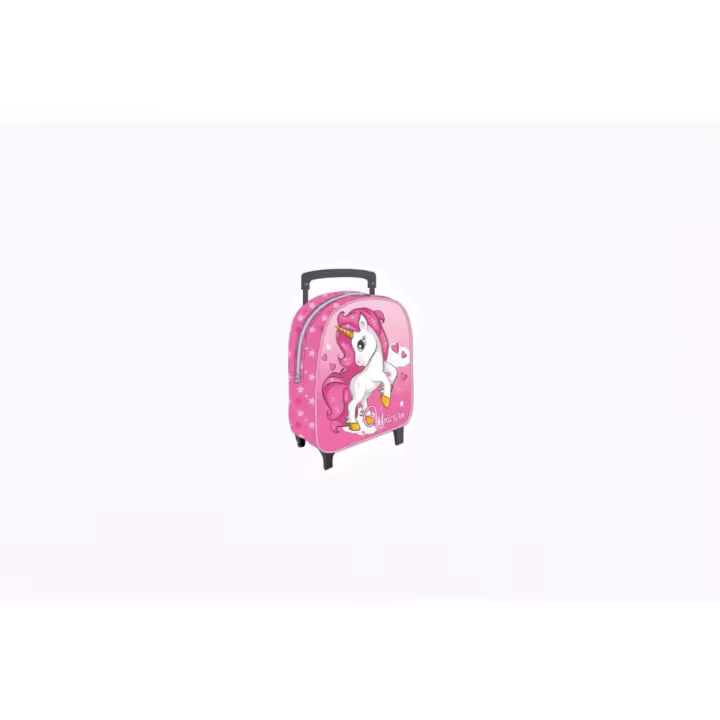RAINBOW UNICORN! MINI TROLLEY 24x28X10 MODELO UNI23-2132, PRODUCTO OFICIAL, MR POPYE, DIVERTIDO, CÓMODO - 1