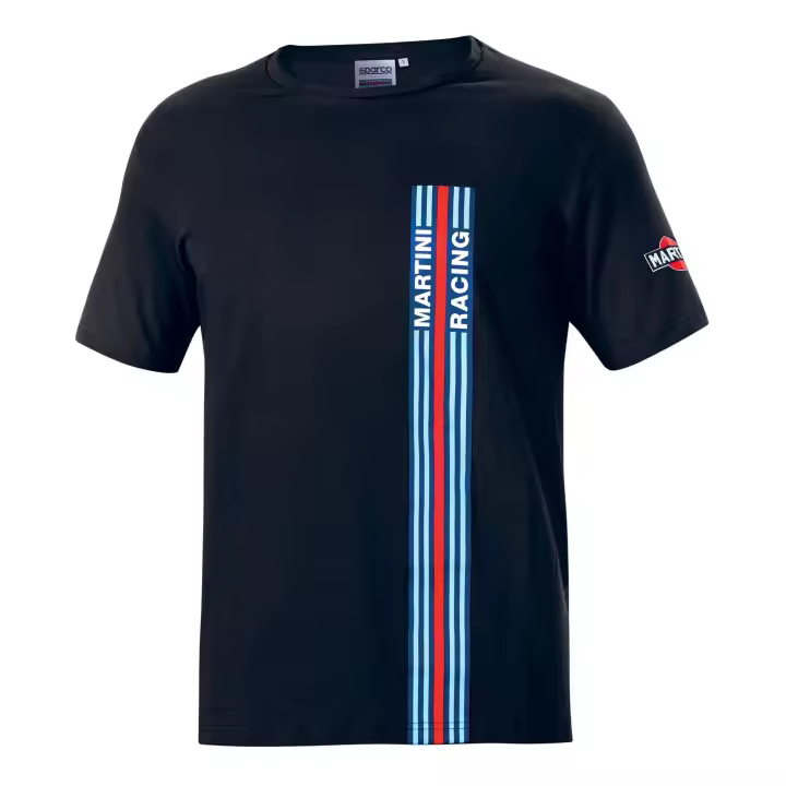 CAMISETA BIG STRIPES MARTINI-R TALLA M NEGRO - 1