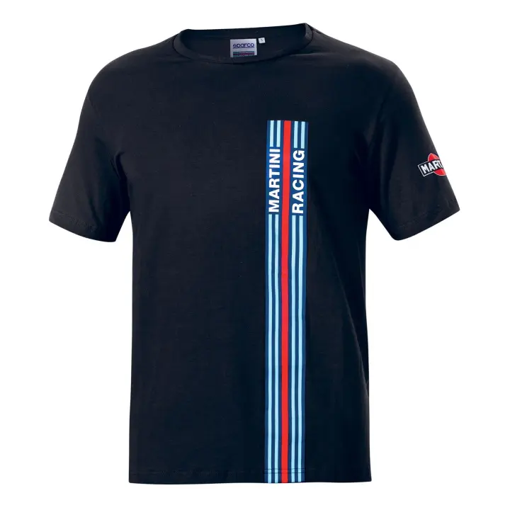 CAMISETA BIG STRIPES MARTINI-R TALLA M NEGRO - 1