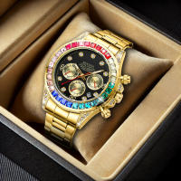 Reloj De Pulsera Para Hombre De Lujo Con Luz Nocturna Diseño Único Y Moderno Correa De Acero En Disco Estilo Business Quartz - details 0