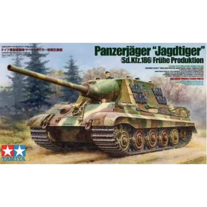 Cazacarros "Jagdtiger" inicial Tamiya-35295 - 1