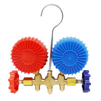 Medidor de Presión de Aire Acondicionado R134a con Manguera y Gancho Herramienta Diagnóstico 3 Way AC para Freon R12 R22 R404A R134a - details 9
