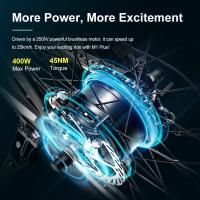 Eleglide M1 Plus 29 pulgadas Bicicleta Eléctrica 36V 12.5Ah Batería 250W Motor 25 km/h Velocidad Máxima Shimano 21 Velocidades Rango Máximo 100KM Frenos de Disco Doble Asiento Cómodo de Espuma MTB Bicicleta Ciclomotor Aplicación Inteligente - Negro - details 5