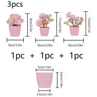 Mini Plantilla De Flores Artificiales Para Decoración Del Hogar Y Oficina Uso Año round Para Mesas Y Estantes En Habitaciones Estudios Y Dormitorios - details 6
