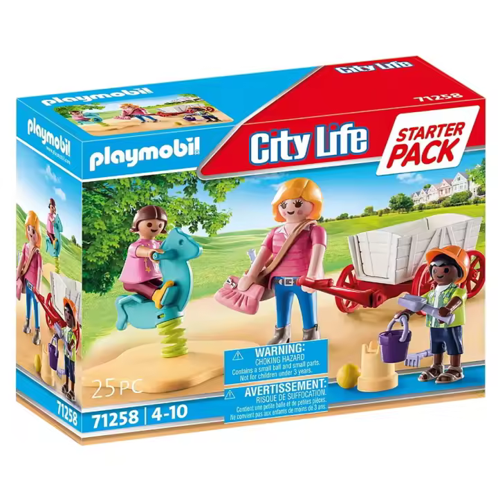 Playmobil Starter Pack - Figura coleccionable de Educadora con Carrito, 71258 - 1