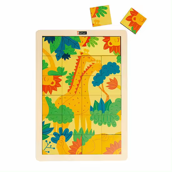 Puzzle mágico las Jirafas y el León | Nathan 372044 - 1