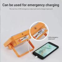 Lámpara De Camping Recargable USB Con Reflector LED Luz De Fosa Solar Portátil Para Exteriores Y Nocturna - details 5