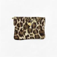 Cartera de piel de leopardo， Cuero genuino， Monedero estampado de leopardo， tarjetera Para Mujer， Piel auténtica, hecho en Italia， Super chic， REGALO PARA MUJER - details 5