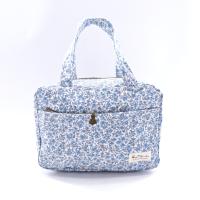 Bagsgarden-Bolsa nevera impermeable con diseño floral, bolsa térmica para entregas a domicilio, ideal para uso comercial y mantenimiento de temperatura. Bolsa de mano para picnic, lonchera para estudiantes y caja de almuerzo. - details 0