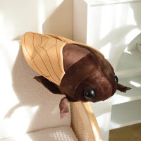 Muñeco De Peluche Creativo De 48cm Simulación De Insecto Cicada Suave Almohada Regalo Para Niños Amigos Juguete De Engaño Decoración - details 1