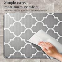 Alfombras De Cocina Antideslizantes Y Impermeables Con Almohadillado Ergonómico Para Reducción De Fatiga PVC - details 5