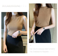 Top De Hombros Desnudos Para Mujer Verano Versátil Basic Solido Camiseta Casual Cuello Redondo Delgada Tees Vestido De Mujer - details 18