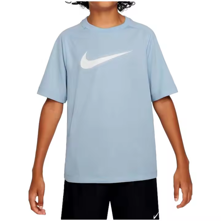 Camiseta Nike Dri-Fit Multi+ Para Niño En Color Azul Grisaceo - 1