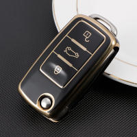 Funda De Llave De Coche Suave TPU Cubierta Completa Portador Para Volkswagen VW POLO Tiguan Passat B5 B6 B7 Golf EOS Scirocco Jetta MK6 Octavia - details 7