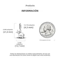 Encanto De Colgante De Árbol De Familia Platinado En Plata Para Pulsera De Bangle Y Collar DIY Regalo Con Doble Vuelo Aéreo - details 75