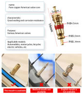 Quita Y Pone De Válvula De Neumático De Cobre Para Coche Motocicleta Bicicleta Accesorios De Automóvil Y Bicicleta Remover De Núcleo De Válvula De Vacío Estándar Americano/US - details 3