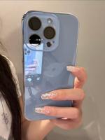 Funda De Teléfono Electroplated Frame Con Espalda De Vidrio Para iPhone 17 pro Max Compatible Con 15 14 13 16 12 Lentes Anti Caída 11 Protectora - details 5