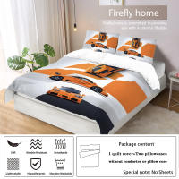Juego De Cama Deportiva 3 Piezas Con Estampado De Carreras Incluye Funda De Edredón Y 2 Almohadillas No Rellenas Skin-friendly Transpirable Antipelusa - details 10
