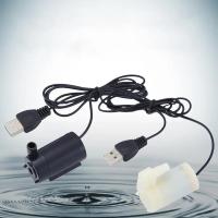 Bomba De Agua Submersible USB Silenciosa Micro 3V 5V DC Baja Tensión Portátil Para Acuarios Tanque De Peces Fuente - details 1