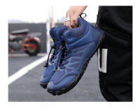 Zapatos De Senderismo Impermeables Para Hombres Botas De Trekk Ingles Casuales De Verano Y Otoño Para Escalada Y Senderismo Con Cubierta Del Tobillo Material De Suela De Goma Talla Verdadera - details 15