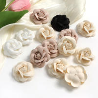 5Pcs Cabezas De Flores Rosa Artificiales Para Decoración De Hogar Boda DIY Wreath Accesorios Para Scrapbook Flores Falsas De Seda Para Aniversario Baño De Muybridal - details 0