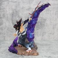 Figura De Anime Demon Slayergk 23cm Luz Destacada Tsugikuni Yoriichi Y Kokushibo Batalla Furiosa Estatua Decorativa Para Escritorio Regalo Para Fans - details 19