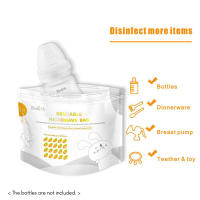 Bolsas De Esterilización De Vapor Reutilizables Bimirth S5005 Para Botellas De Alimentación Y Tetinas 16 Piezas Apta Para Microondas - details 4