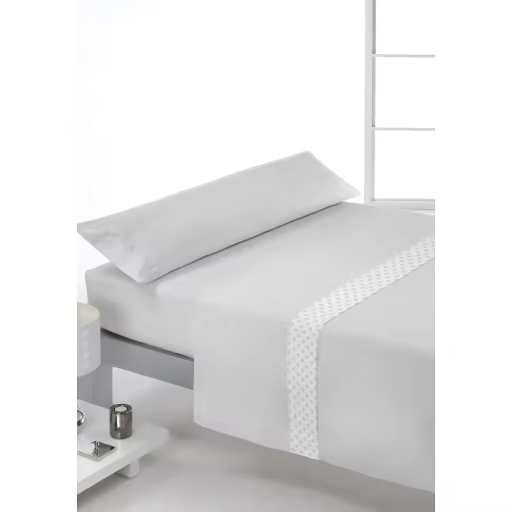 Reig Marti Juego de Cama Zay Gris Reig Martí - Diseño de Topitos - Suave y Cálido - 1