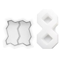 Molde De Calzada DIY Para Hacer Bloques De Cemento Para Jardín Y Césped Herramienta De Paving De Plástico PP - details 0