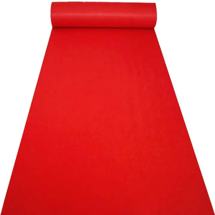 ALFOMBRAS IBERIA  Alfombra Roja  Moqueta por Metros  Perfecta para Decoracion Pasillo, Bodas, Eventos  Moqueta Ferial disponible en Varias Medidas - 1