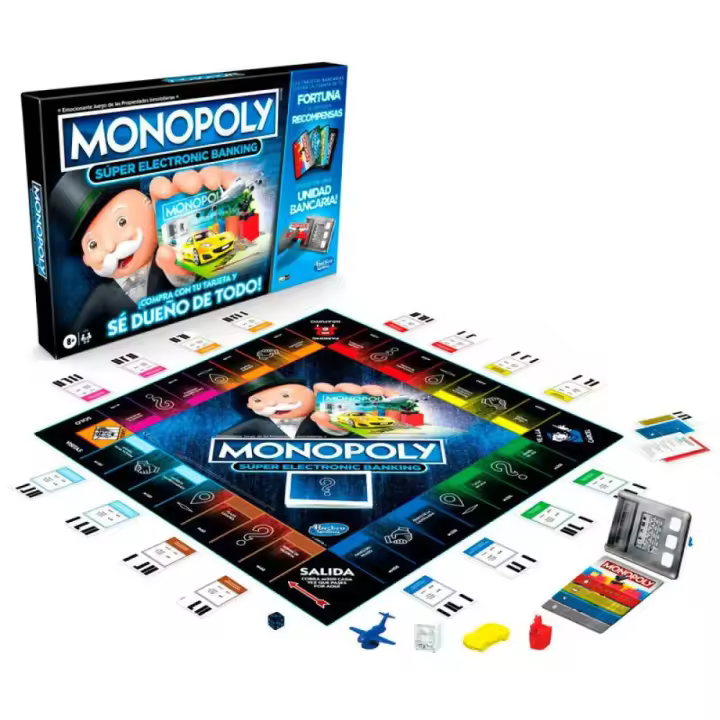 Monopoly Juego De Mesa Super Electronic Banking - 1