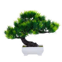 Planta Artificial De Bonsái Pequeña En Maceta Arbolado Falso Para Decoración De Jardín Y Habitaciones Estilo De Exhibición - details 6