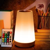 Lámpara De Noche Táctil Ajustable Portátil Para Dormitorio 5 Niveles De Brillo 13 Colores RGB Luz De Bebé Para Guardería - details 0