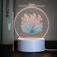Lámpara Nocturna 3D Mermaid Para Decoración De Habitación Infantil Luz LED De Ambiente Con Iluminación Suave Para Dormitorio - details 8