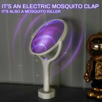 Lampara Repelente De Mosquitos 6 En 1 Multifuncional Con Ajuste De Ángulo Zapador Eléctrico Recargable Por USB Para Eliminar Insectos Y Murciélagos - details 1