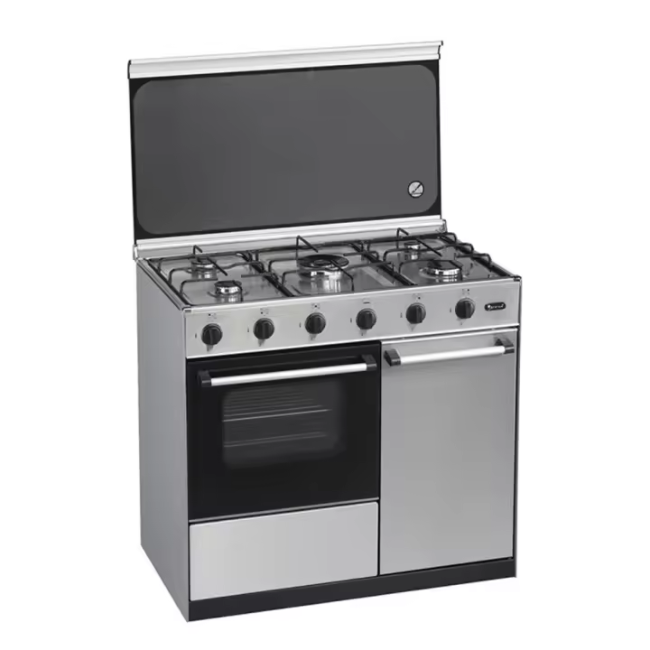 Cocina Gas Gralux FQ5200/1 GX - 5 Fuegos - Inox - Muebles y Electrodomesticos Contreras - 1